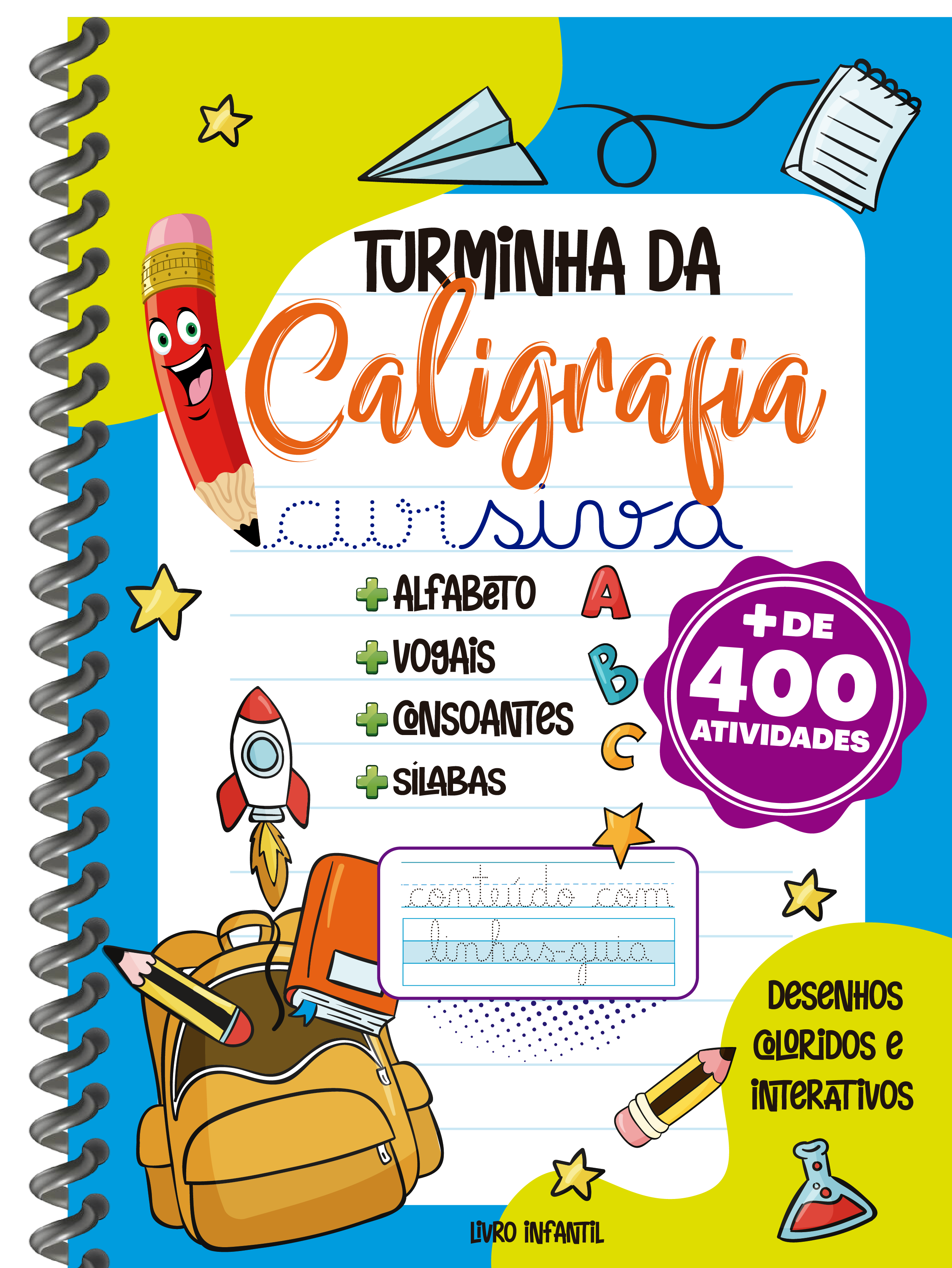 Capa do caderno · Turminha da Caligrafia cursiva